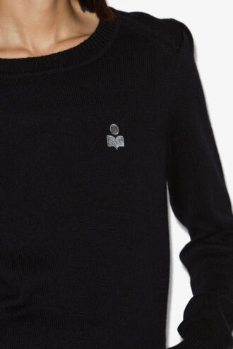Abelle bomuldsbluse med logo