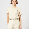 Aby bomulds-T-shirt med logo