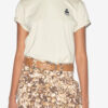 Aby bomulds-T-shirt med logo