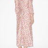Albini Midi-kjole i silke-blanding med print