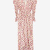 Albini Midi-kjole i silke-blanding med print
