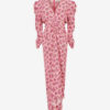 Albini Midi-kjole i silke-blanding med print