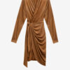 Aleora faux suede wrap-over kjole Aleora faux suede wrap-over kjole