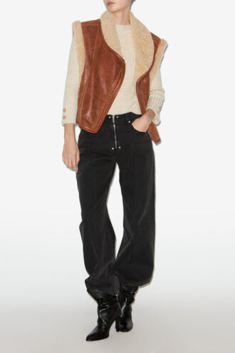 Alime shearling-vest