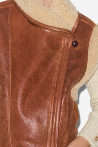 Alime shearling-vest