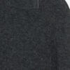 Aliocha sweater med opretstående krave i ensfarvet alpaca-strik