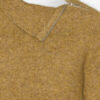Aliocha sweater med opretstående krave i ensfarvet alpaca-strik