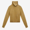 Aliocha sweater med opretstående krave i ensfarvet alpaca-strik