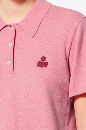 Althea Polo i bomuld og uldblanding med logo