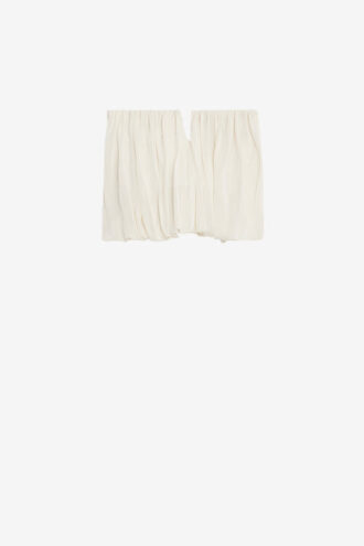 Amalia draperet jersey bustier-top