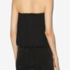 Amalia draperet jersey bustier-top
