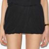 Ambrine draperet jersey miniskirt