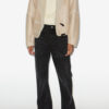 Amiel kort shearling-frakke
