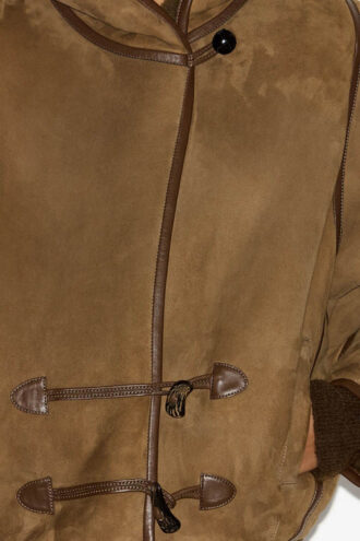Amiel kort shearling-frakke