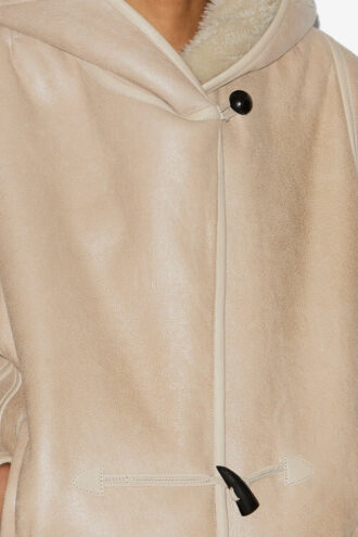 Amiel kort shearling-frakke