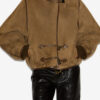 Amiel kort shearling-frakke