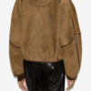 Amiel kort shearling-frakke