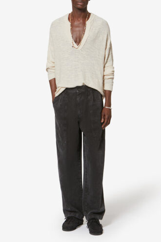 Arnold strukturstrikket sweater