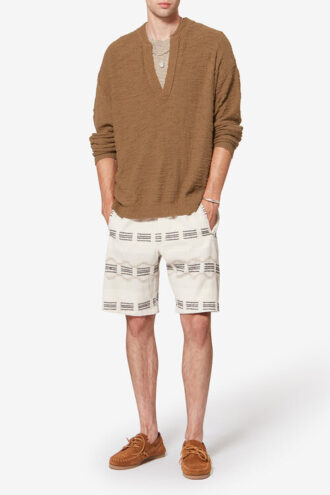 Arnold strukturstrikket sweater