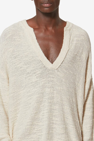 Arnold strukturstrikket sweater