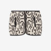Arono kort nederdel i bomuldsjacquard