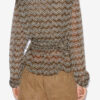 Axeline muslin-top med rynk