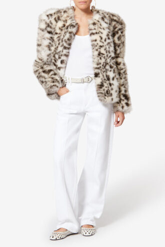 Bahria Faux Fur Teddy Coat