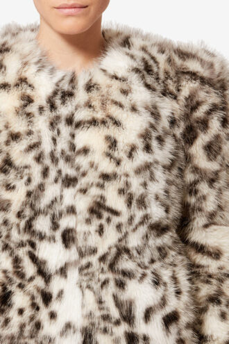 Bahria Faux Fur Teddy Coat