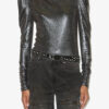 Baiola Metallic langærmet top