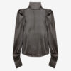 Baiola Metallic langærmet top