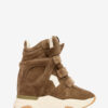 Balskee High-Top Wedge ruskindssneakers i kalveskind
