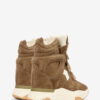 Balskee High-Top Wedge ruskindssneakers i kalveskind