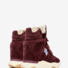 Balskee High-Top Wedge ruskindssneakers i kalveskind
