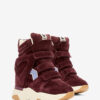 Balskee High-Top Wedge ruskindssneakers i kalveskind