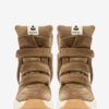 Balskee High-Top Wedge ruskindssneakers i kalveskind