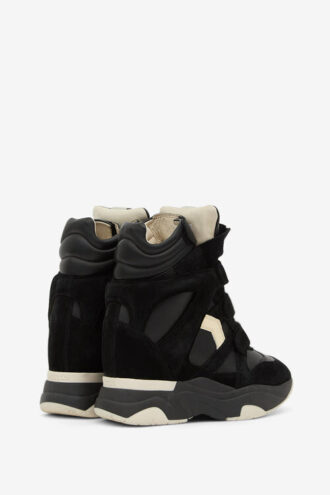 Balskee høje sneakers med læderkilehæl