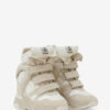 Balskee høje sneakers med læderkilehæl