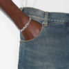 Be Happy Detaljeret armbånd i messing