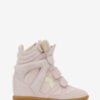Bekett lædersneakers med kilehæl