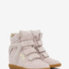 Bekett lædersneakers med kilehæl