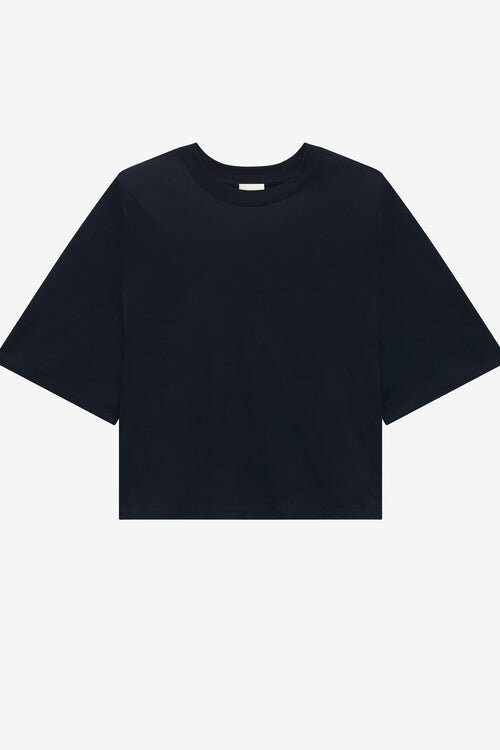 Ben bomulds-T-shirt med skulderpuder Ben bomulds-T-shirt med skulderpuder