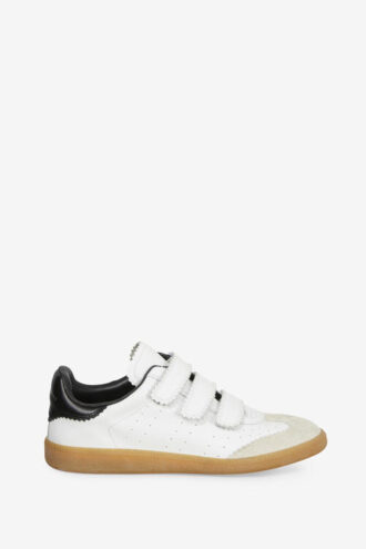 Beth lave lædersneakers