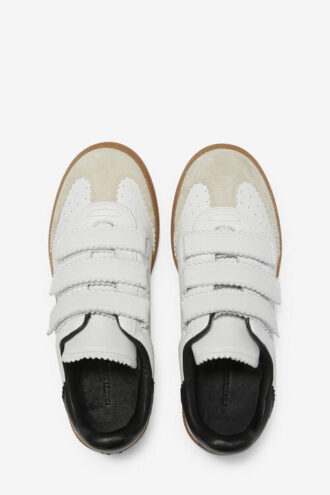 Beth lave lædersneakers