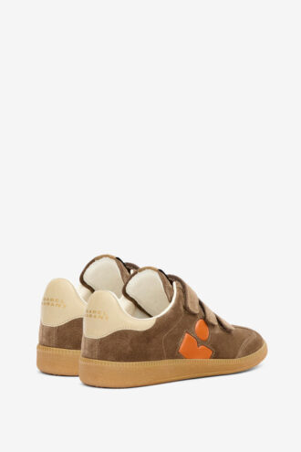 Beth lave sneakers i ruskind og kalveskind