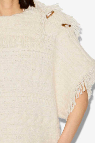 Blanche kabelstrikket sweater