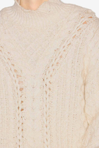 Bolinea kabelstrikket sweater