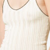 Bomulds- og silke-strikket tanktop India