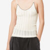 Bomulds- og silke-strikket tanktop India