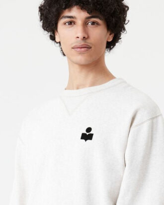 Bomuldssweatshirt med lange ærmer