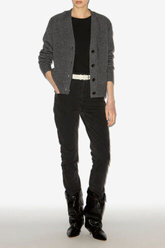 Brat uld- og kashmircardigan